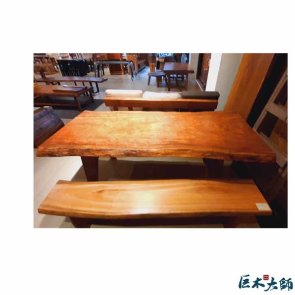 非洲櫸木餐桌153-1