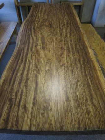 非洲斑馬木 原木桌板