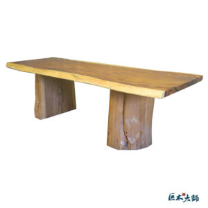 原木桌腳 原木桌板