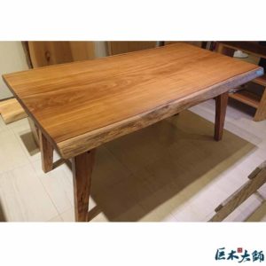 原木一枚板餐桌 非洲柚木