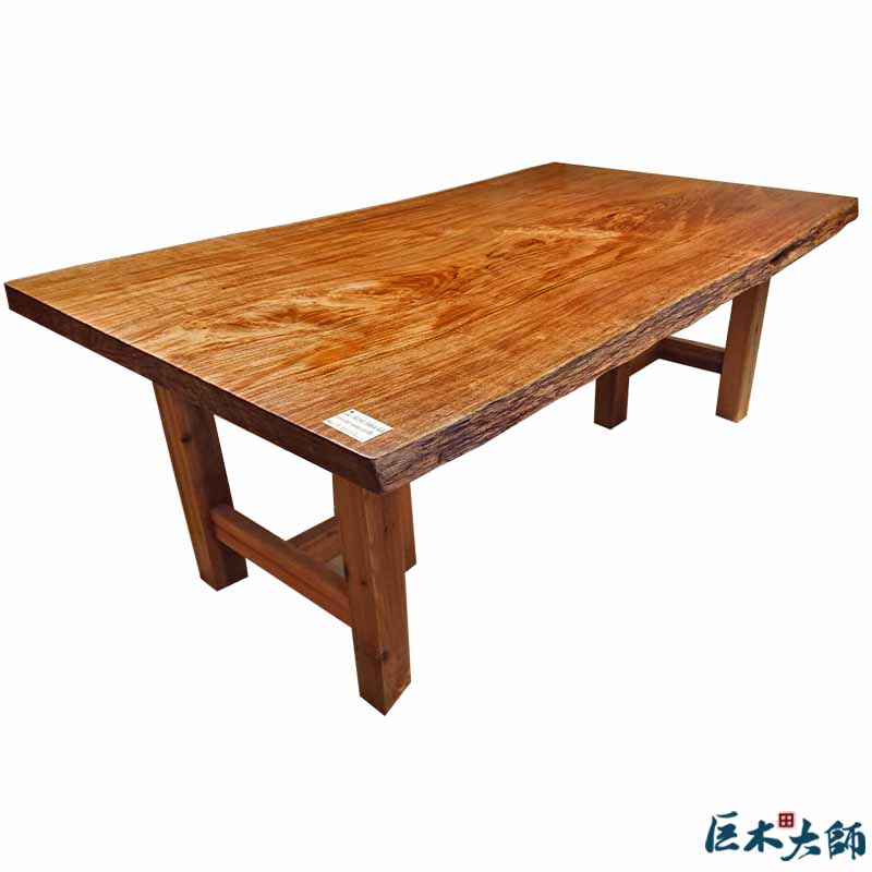 非洲櫸木原木餐桌17